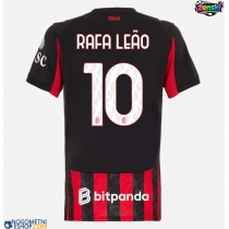 Ženski Nogometni dresi AC Milan Rafael Leao #10 Domači 2025-26 Kratek Rokav